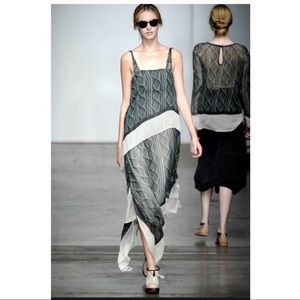 NWT RACHEL COMEY EMERALD ANCORA DRESS 100%…Size 6